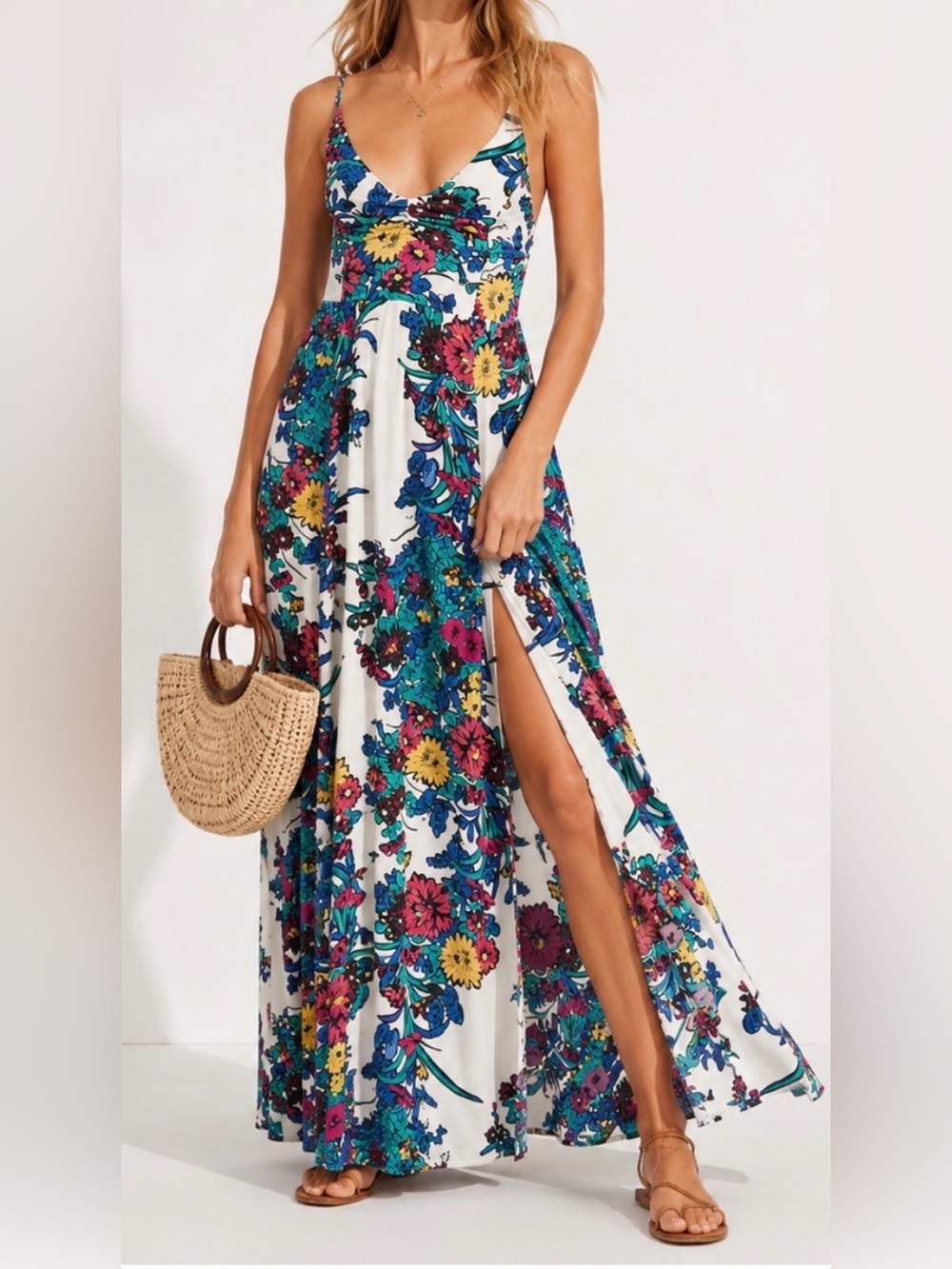Free People "Through The Vine" maxi dress, size small.